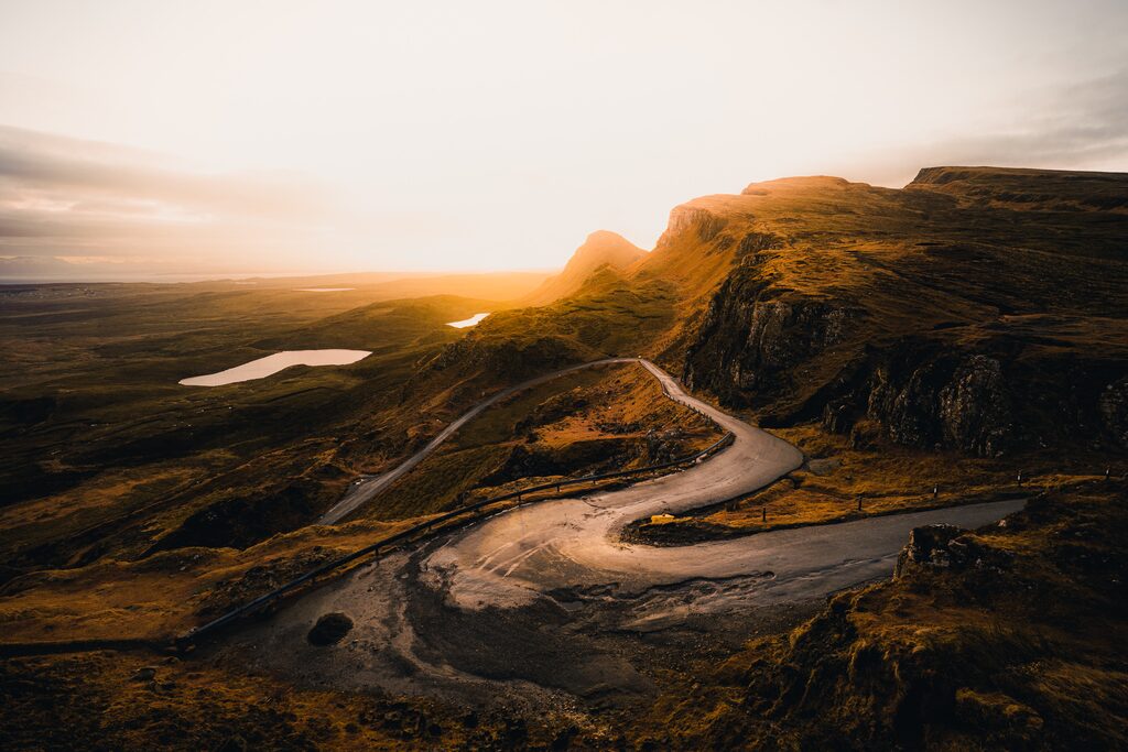 Road through the Quiraing, Isle of Skye